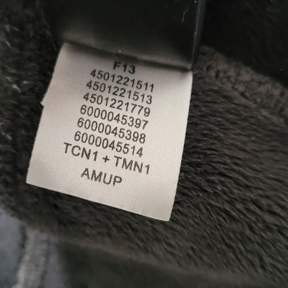 The North Face Men's Apex Jacket Mens M Softshell Faux‎ Fur Lined Gray Black